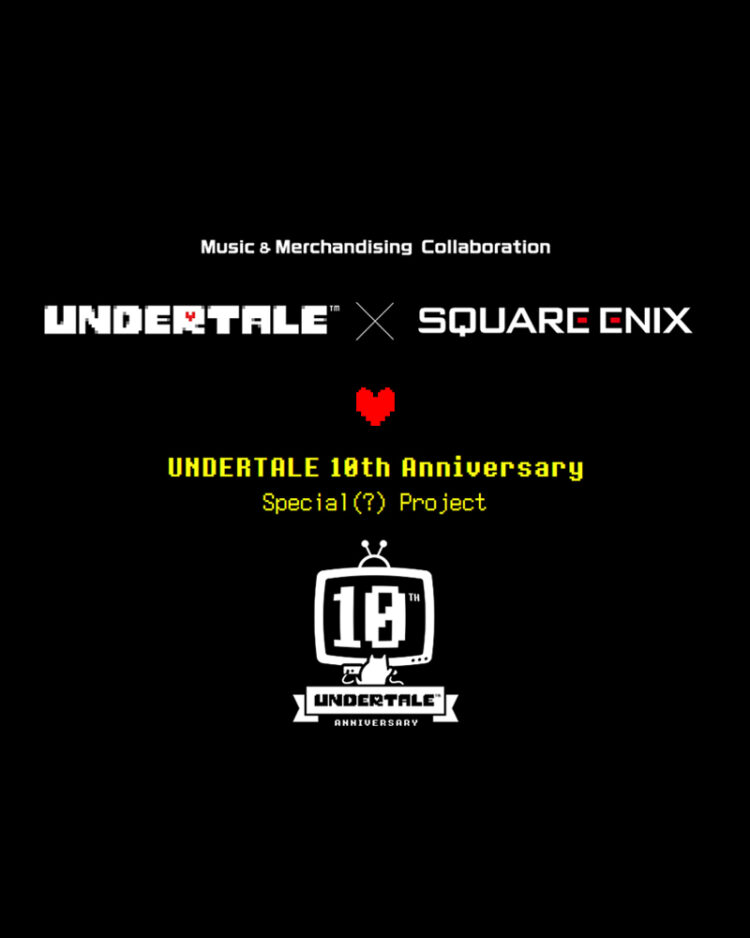 Pengumuman kolaborasi Undertale dan Square Enix yang diunggah di akun X resmi @SquareEnix. (X/@SquareEnix)