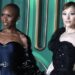 Ariana Grande dan Cynthia Erivo pada Premier Wicked: For Good