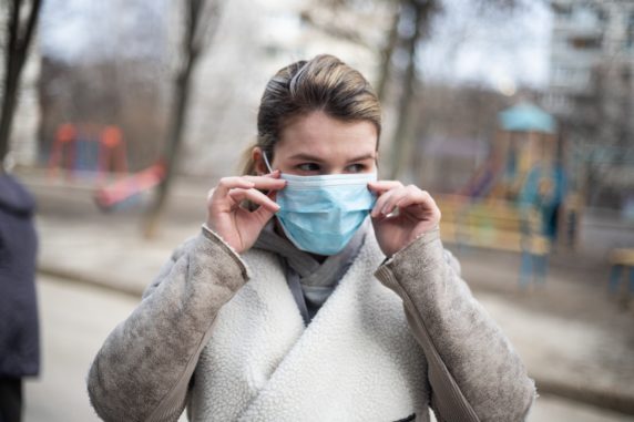woman-wearing-face-mask-3869390 New Normal.